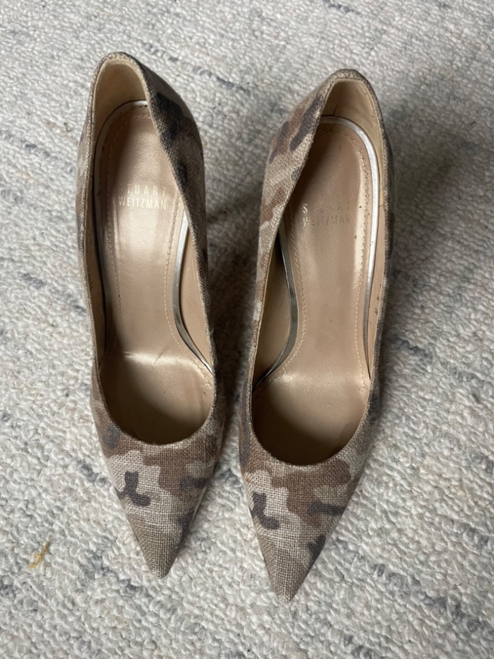 Stuart Weitzman Camoflage 4" Heels size 8.5
